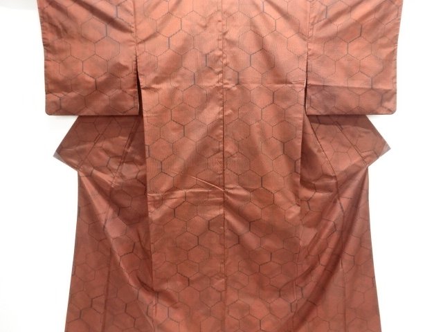 Japanese Kimono / Tsumugi Omeshi Silk